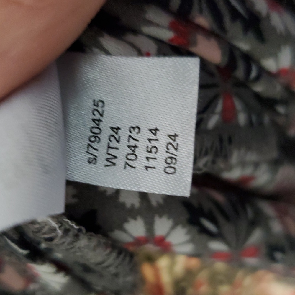 Loft Multicolor Patterned Blouse Large - image 4